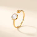 Anillo Brillo Abierto abierto y ajustable