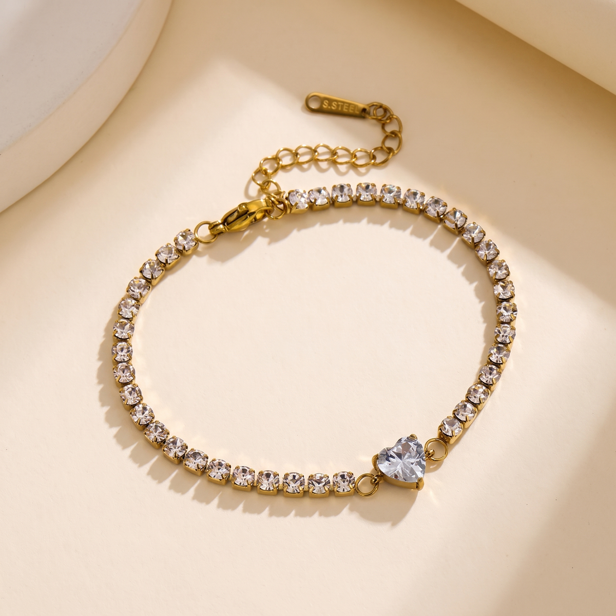 Pulsera Cristal Corazón