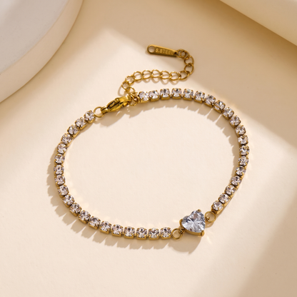 Pulsera Cristal Corazón