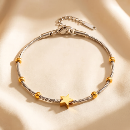 Pulsera Estrella Bicolor