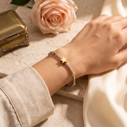 Pulsera Estrella Bicolor